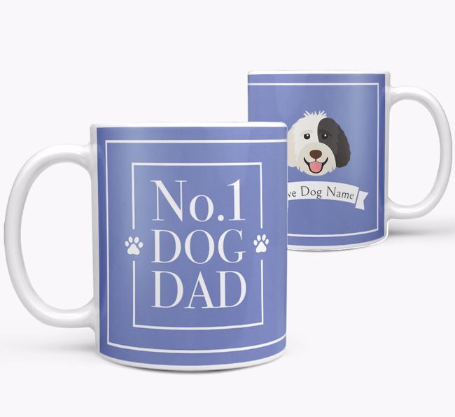 Personalised 'No.1 Dad' Mug from your {breedFullName}